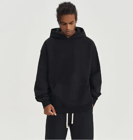 Men's Solid Color Casual Hoodies