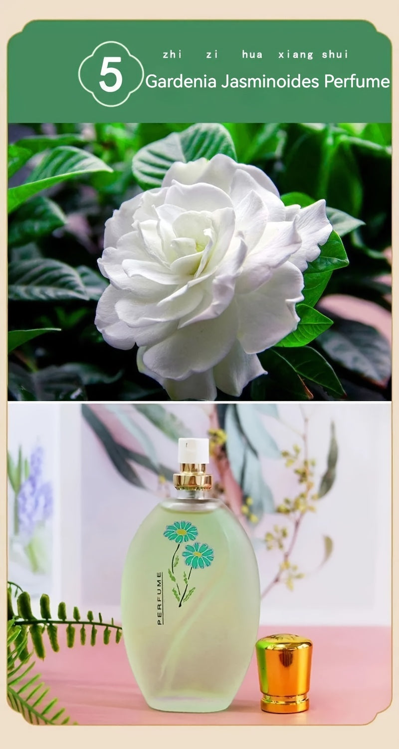 Long Lasting Eau De Toilette Spray, Refreshing Osmanthus/Rose/Jasmine/Lavender/Gardenia Fragrance For Women, Floral Perfume Ideal For Dating And Daily Life, An Ideal Gift For Her