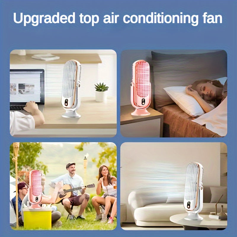 Portable Air Conditioner Fan – 5-Speed Dual Motor