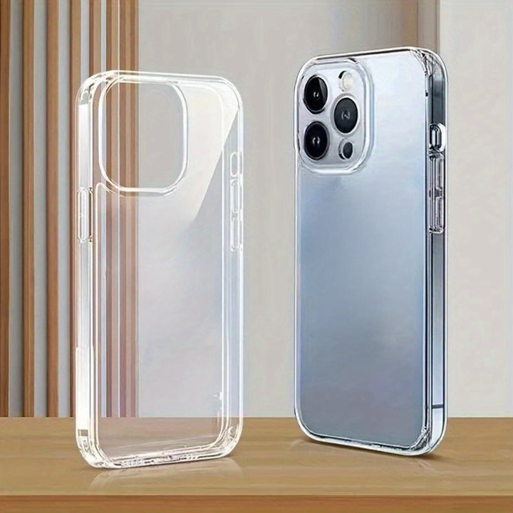 Luxury Clear Soft TPU Shockproof Case for Iphone 16 15 14 13 12 11 Pro Max 16 15 14 Plus 13 12 Mini X XS Max XR 8 7 Plus Back Cover Phone Accessories