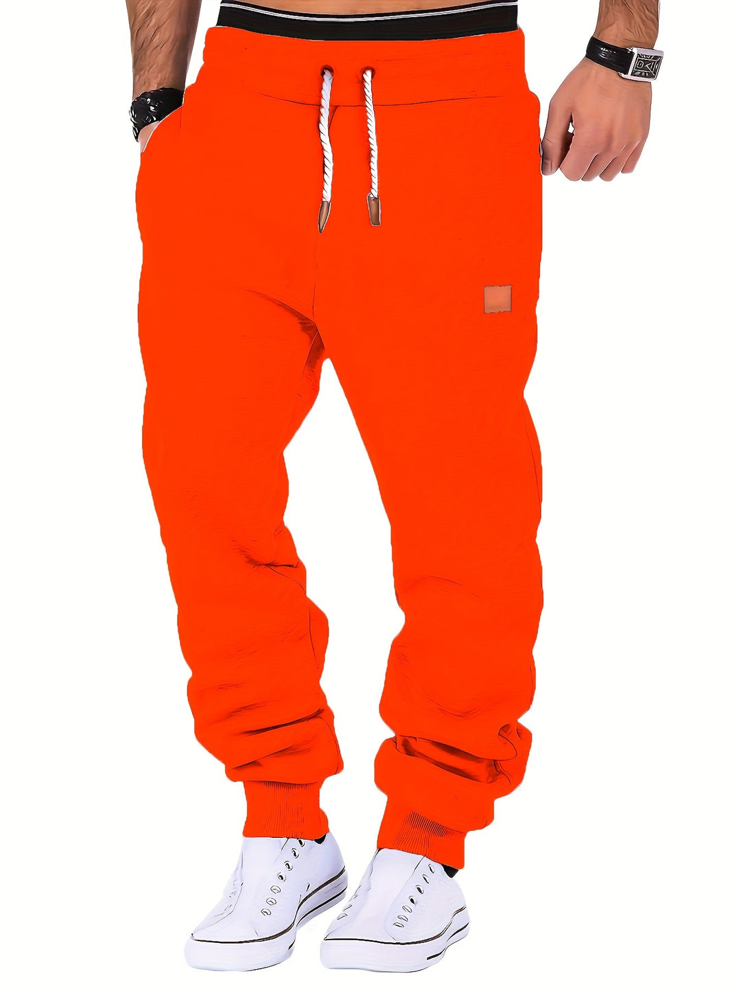 Men's Winter Fall Drawstring Sweatpants, Casual Joggers With Pockets For Running Jogging