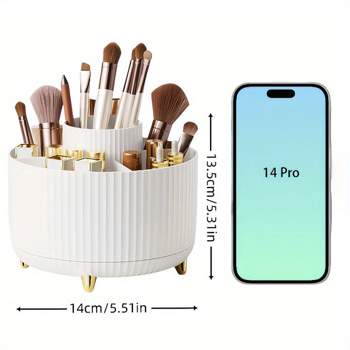 Rotating Makeup Organizer – Cosmetic Storage Caddy