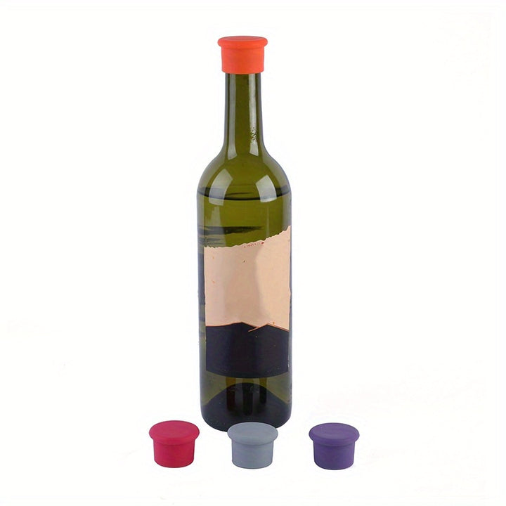 Reusable Silicone Wine Stoppers – Seal & Preserve Bottles