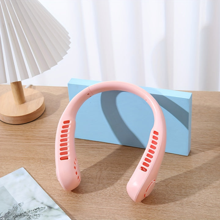 Portable Mini Hanging Neck Fan Power ventilador Bladeless Neckband Fan Air Cooler USB Rechargeable Electric Fans