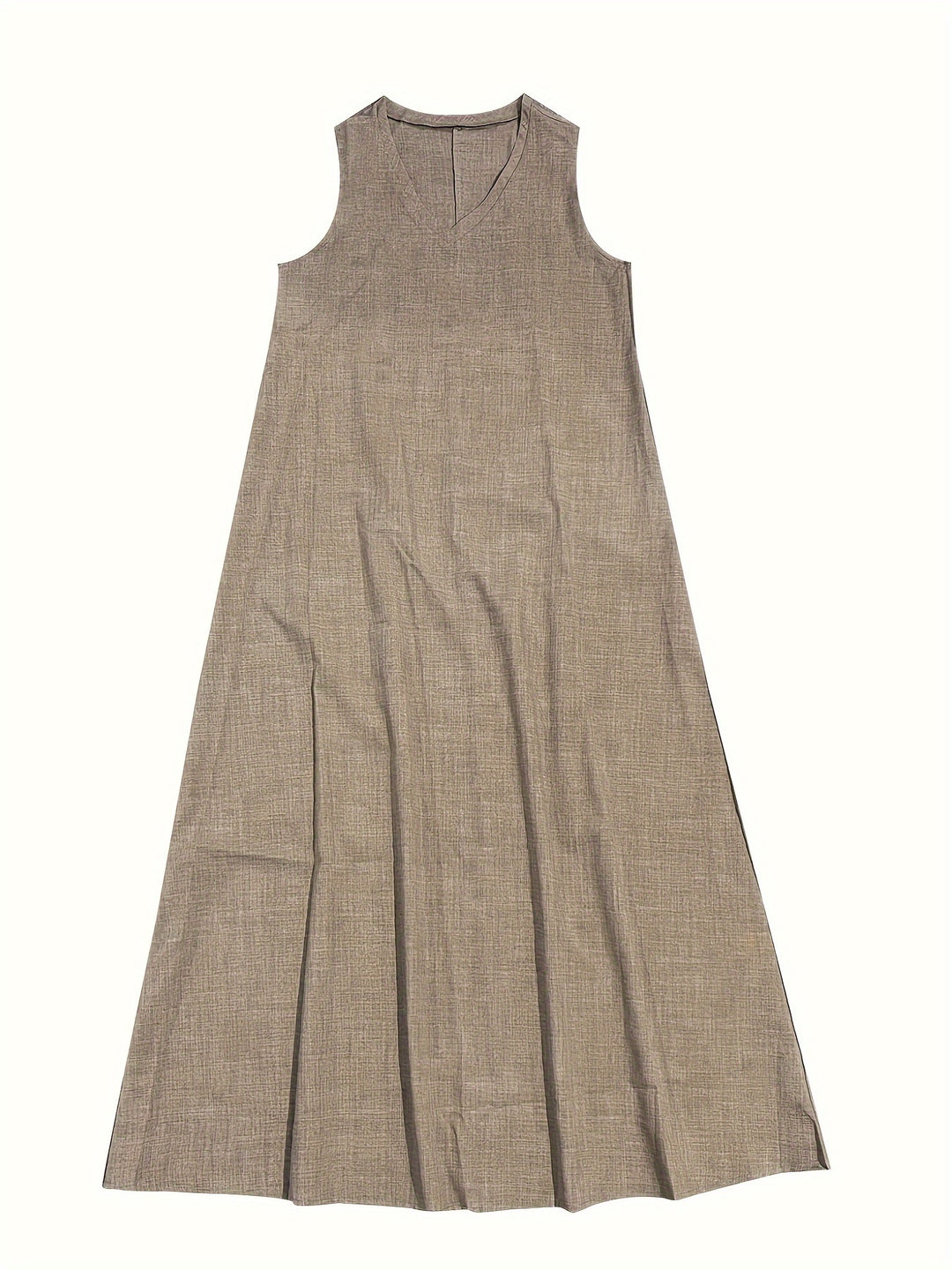 Casual V-Neck Maxi Dress