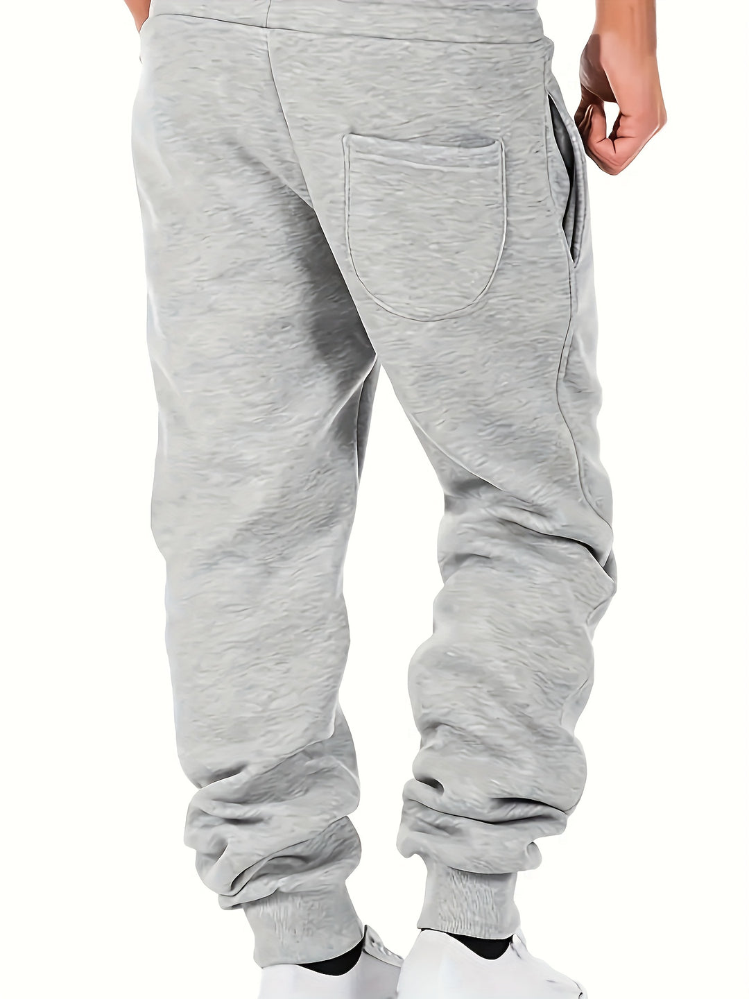 Men's Winter Fall Drawstring Sweatpants, Casual Joggers With Pockets For Running Jogging