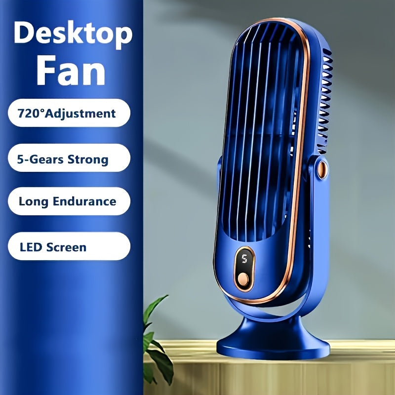 Portable Air Conditioner Fan – 5-Speed Dual Motor