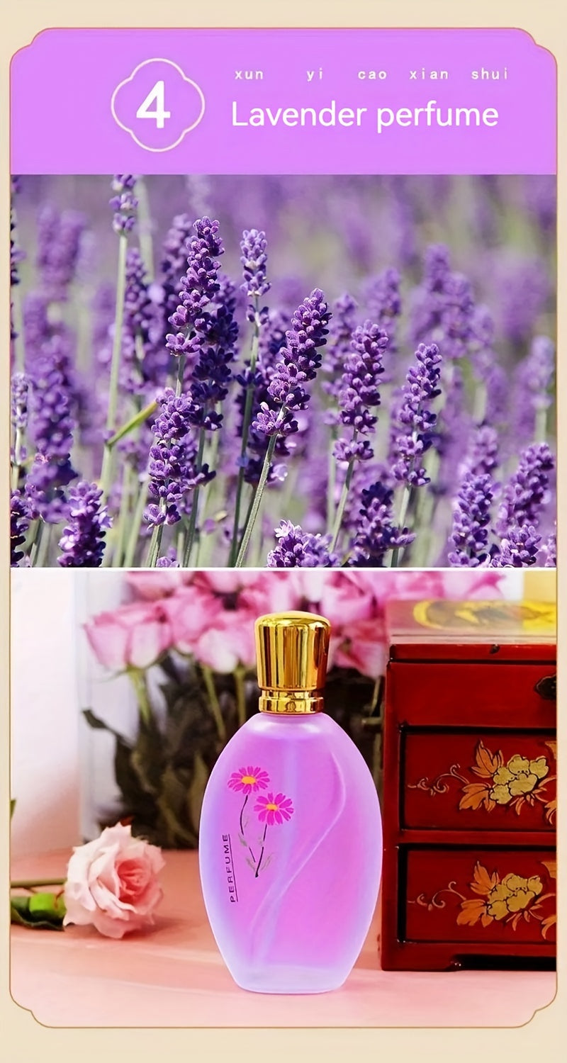 Long Lasting Eau De Toilette Spray, Refreshing Osmanthus/Rose/Jasmine/Lavender/Gardenia Fragrance For Women, Floral Perfume Ideal For Dating And Daily Life, An Ideal Gift For Her