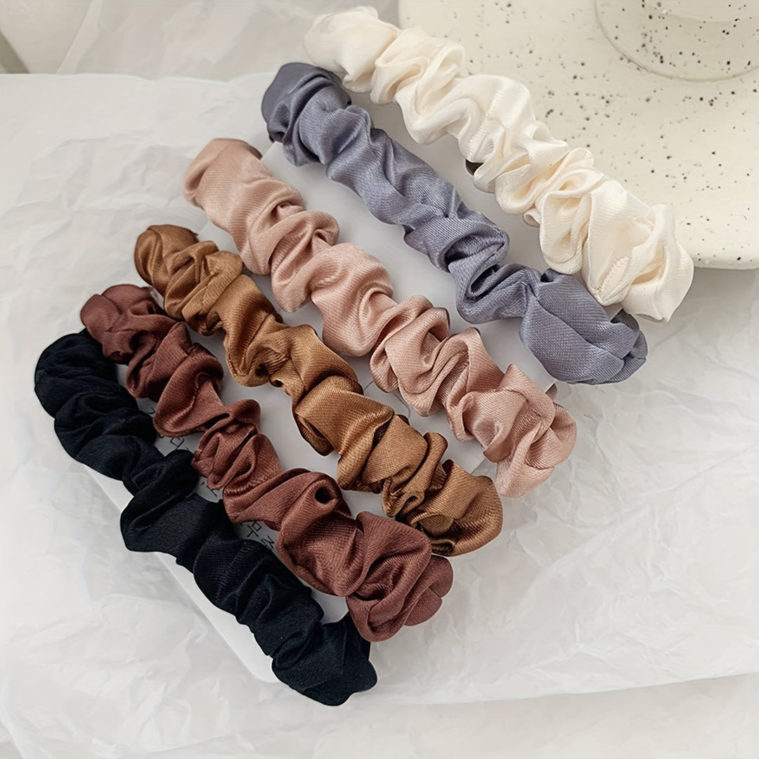 Silky Scrunchies Set – Women Hair Ties