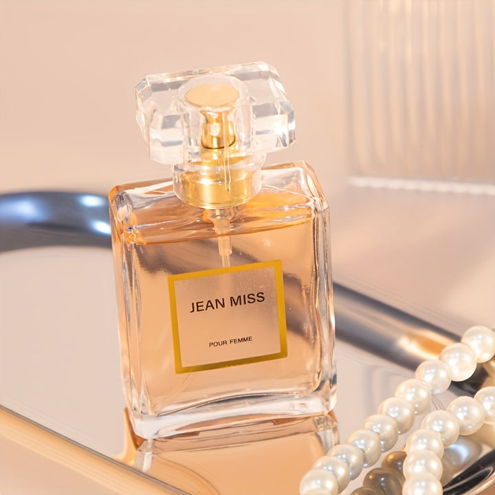 Jean Miss Elegant and Sensual Floral Fragrance for Women - Perfect for Dates and Parties - Liquid, Alcohol-Based, and Free from Formaldehyde