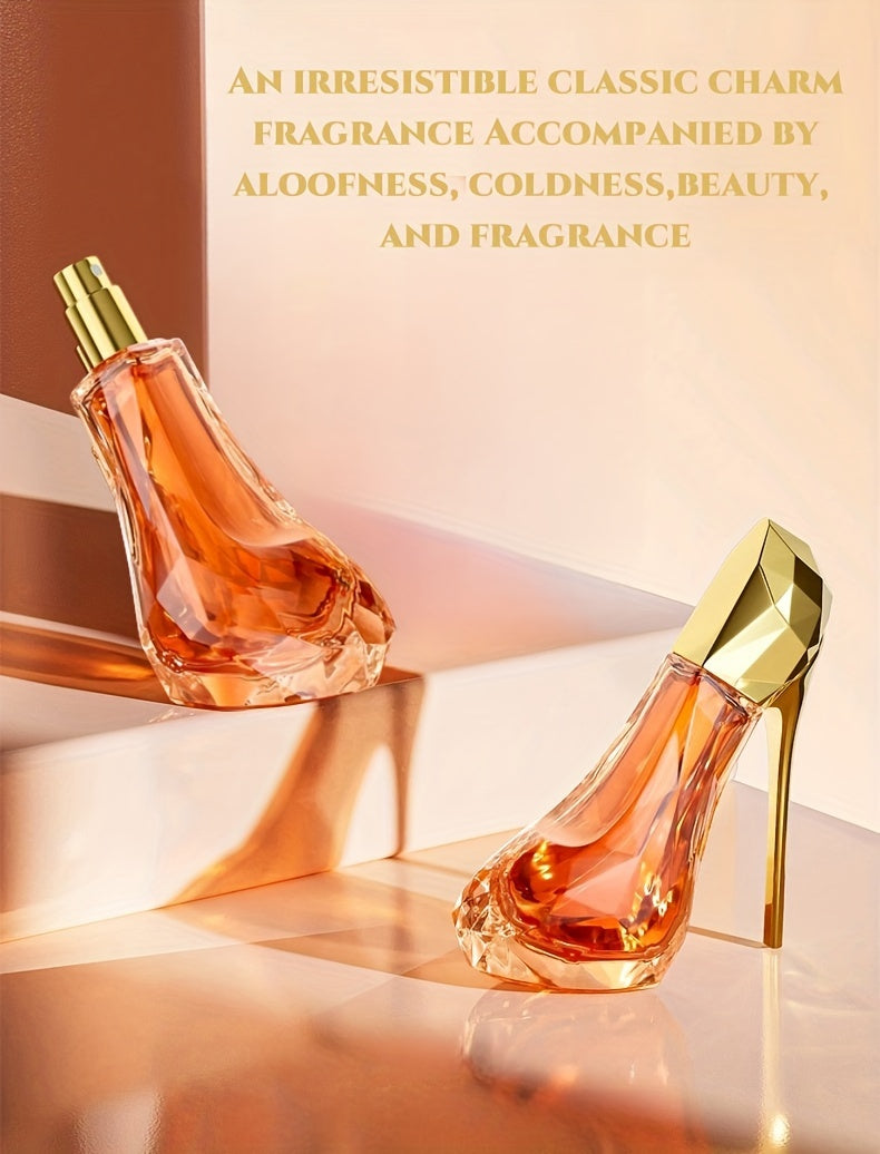 Luxurious High Heel Eau De Toilette Spray Gift Set - Long-Lasting, Refreshing Fragrance with Floral and Fruity Notes, Ideal for Dating, Daily Life, and Gift-Giving - Elegant, Sophisticated Perfume for the Modern Woman