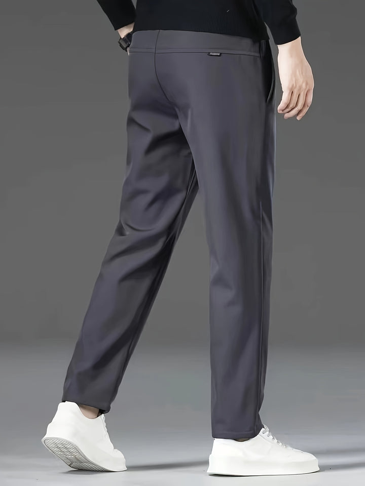 Men's Casual Warm Pants, Chic Stretch Sports Trousers for Fall Winter