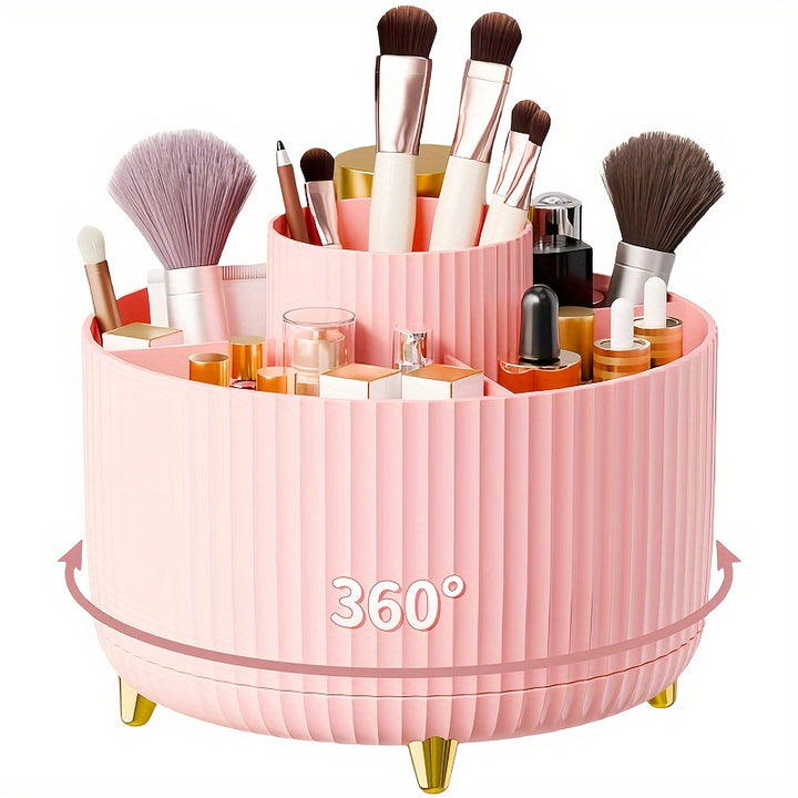 Rotating Makeup Organizer – Cosmetic Storage Caddy