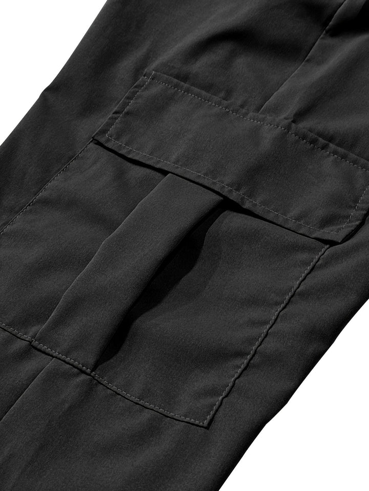 Comfy Casual Solid Cargo Pants - Men's Regular Fit Trousers With Side Pocket For Summer Outdoor Activities