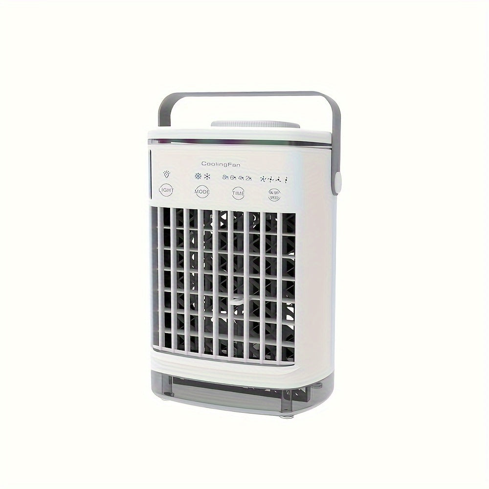 Mini Portable Air Conditioner – 4-Speed Fan & Humidifier