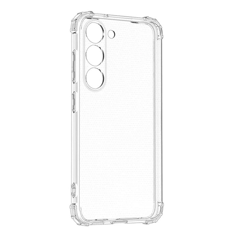 Protect Your Samsung Galaxy with our Transparent Shockproof Phone Case - Perfect Fit for S8/S9/S10/S10 PLUS/S23/S22/S21/S20 FE 5G, Thick Cover, Tempered with Halo, Fits Stand, Protects Privacy - Great Quality Guaranteed!