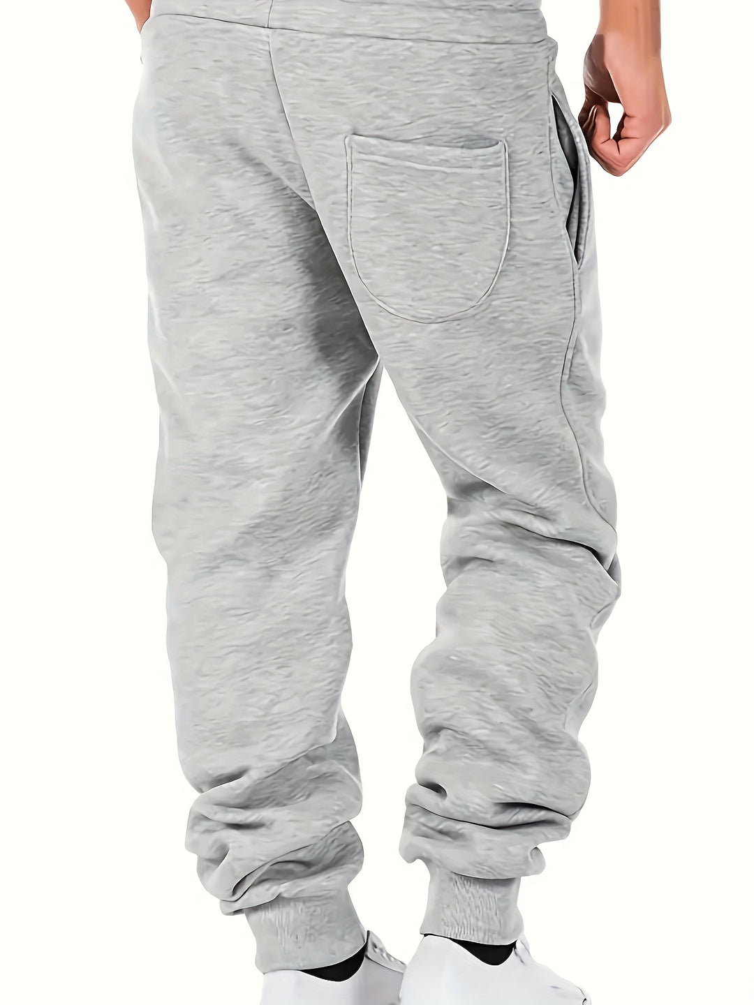 Men's Winter Fall Drawstring Sweatpants, Casual Joggers With Pockets For Running Jogging