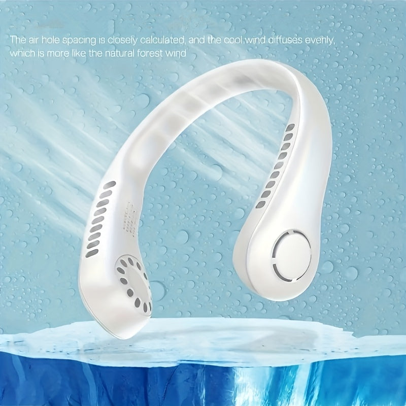 Portable Mini Hanging Neck Fan Power ventilador Bladeless Neckband Fan Air Cooler USB Rechargeable Electric Fans