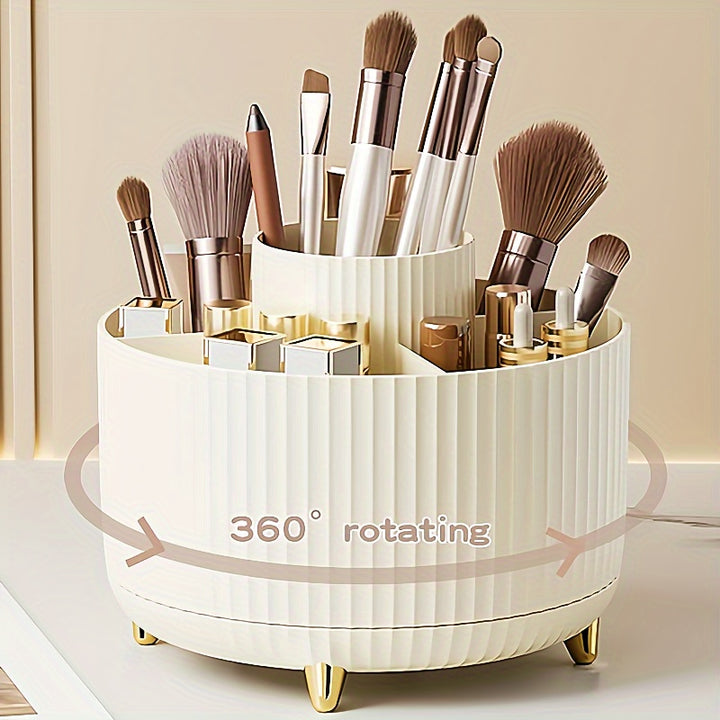 Rotating Makeup Organizer – Cosmetic Storage Caddy