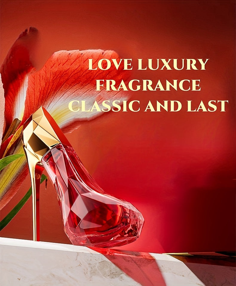 Luxurious High Heel Eau De Toilette Spray Gift Set - Long-Lasting, Refreshing Fragrance with Floral and Fruity Notes, Ideal for Dating, Daily Life, and Gift-Giving - Elegant, Sophisticated Perfume for the Modern Woman