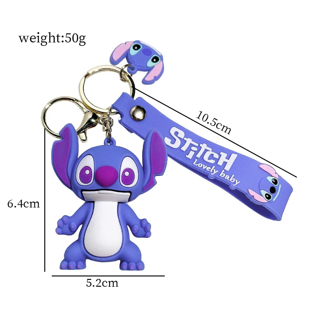 Lilo & Stitch Pink Angel Keychain