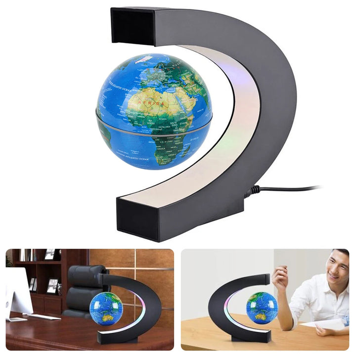 Floating Magnetic Globe – LED Antigravity Lamp