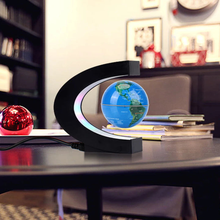 Floating Magnetic Globe – LED Antigravity Lamp