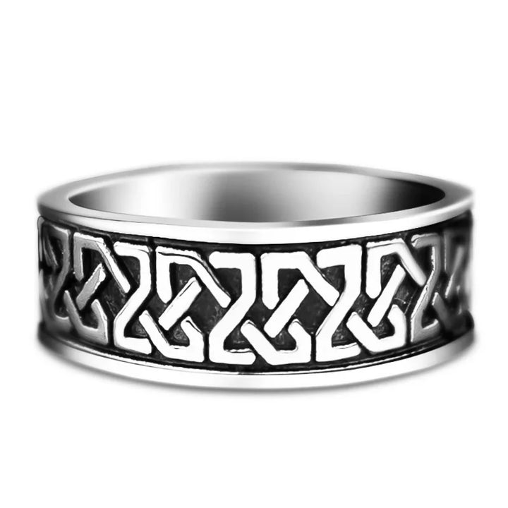 Huitan Viking Nordic Mythology Giant Wolf Men Ring Defense Totem Wolf Fashion Hip Hop Rock Unisex Finger Ring Punk Gift