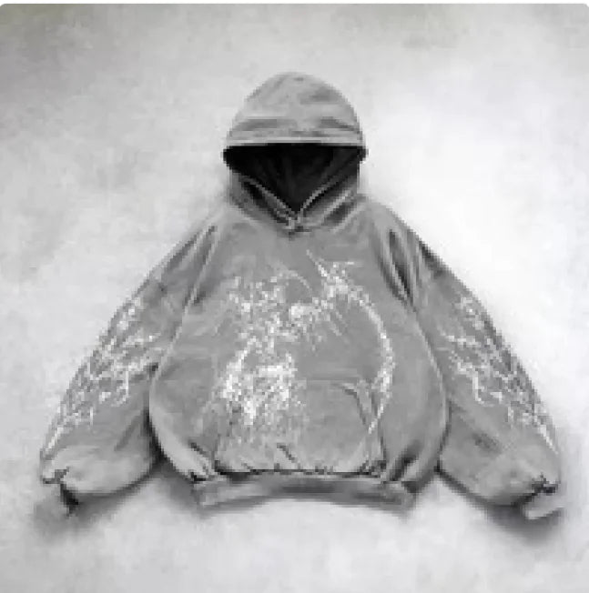 Metro Edge Y2K Hoodie Art Sweatshirt