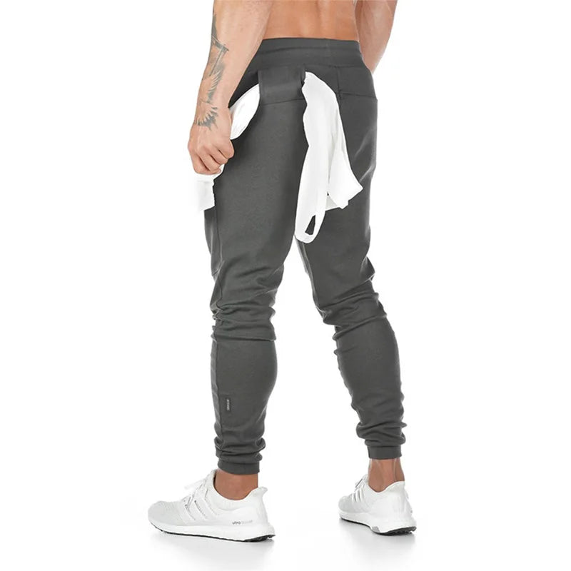 Black Fitness Track Pants