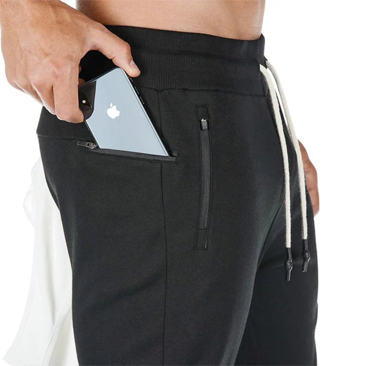 Black Fitness Track Pants