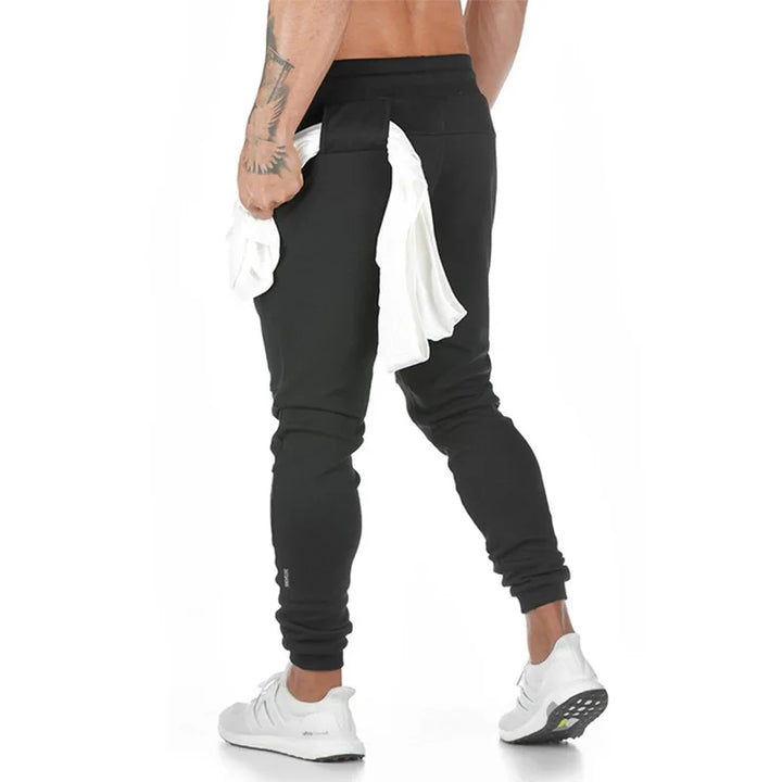 Black Fitness Track Pants