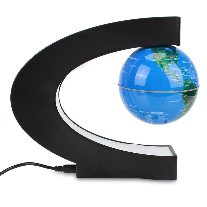 Floating Magnetic Globe – LED Antigravity Lamp