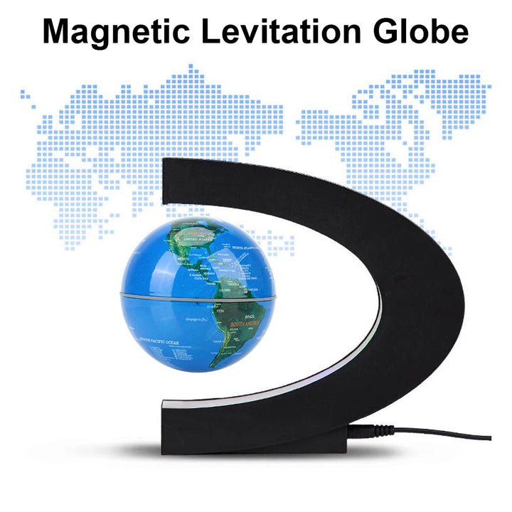 Floating Magnetic Globe – LED Antigravity Lamp