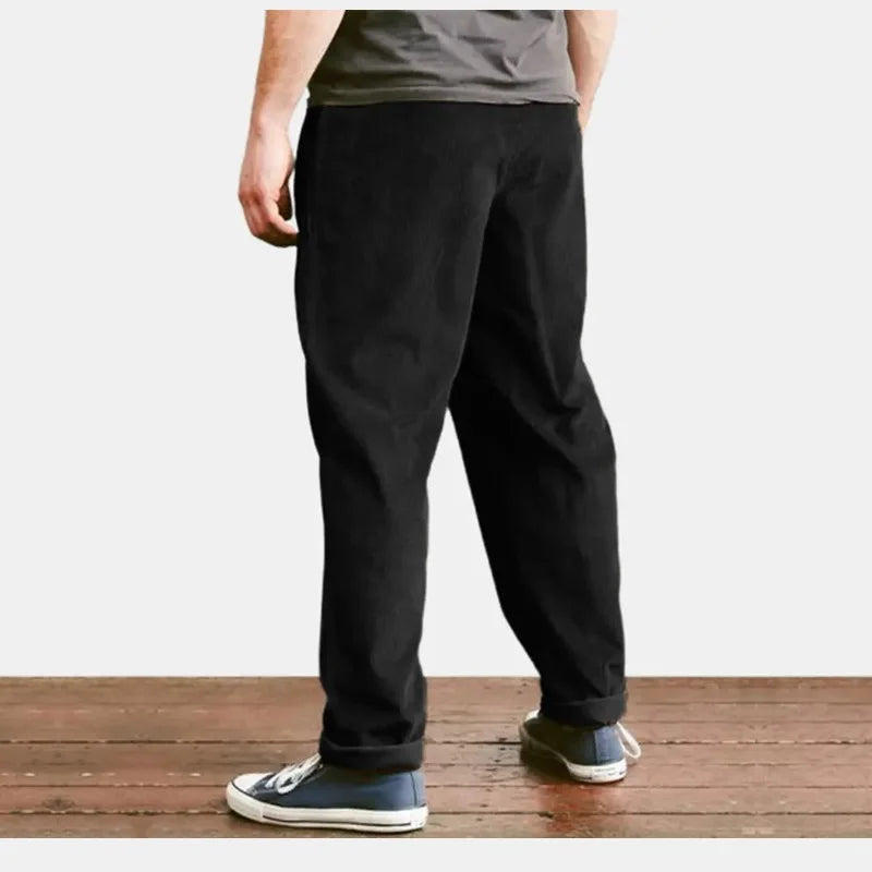 Men's Corduroy Wide-Leg Pants