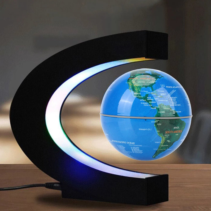 Floating Magnetic Globe – LED Antigravity Lamp