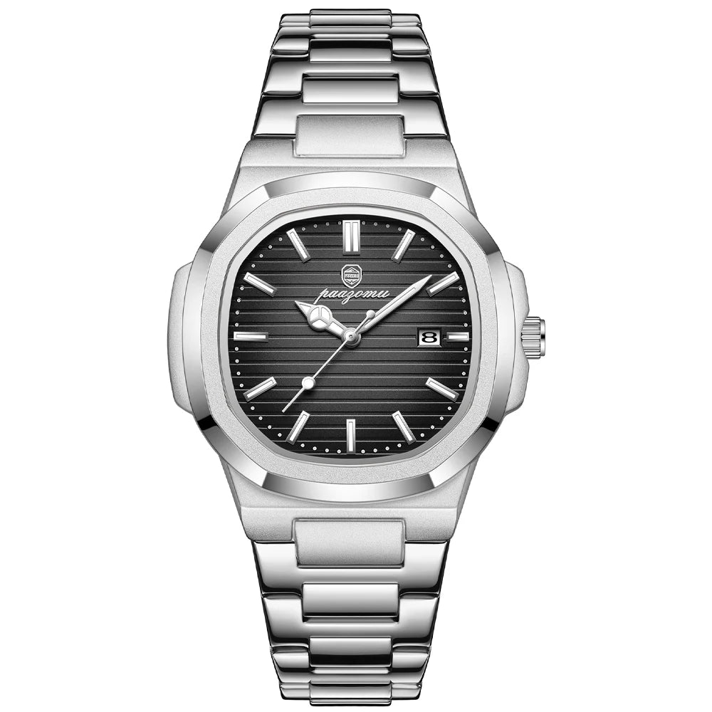 PENGAGAR Luxury Watch – Men's Waterproof Stainless Steel