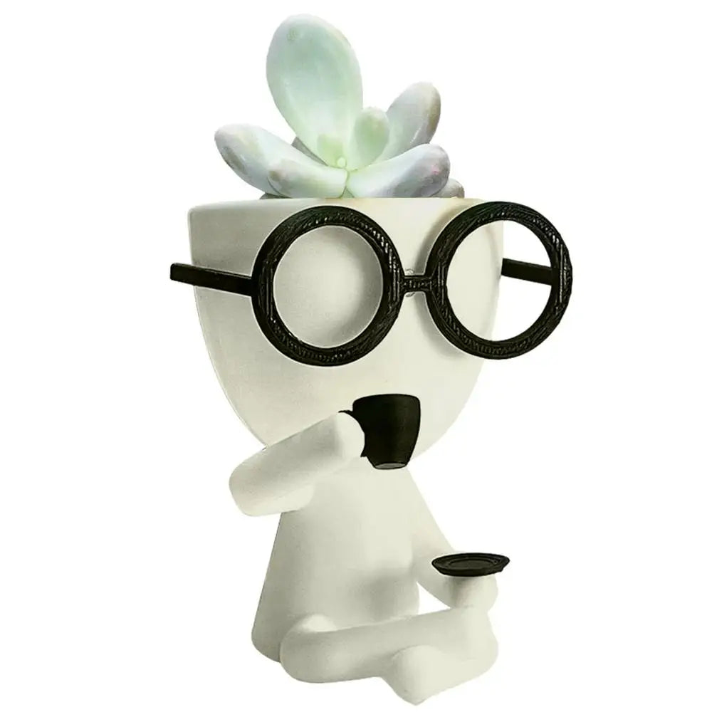 Humanoid Ceramic Planter