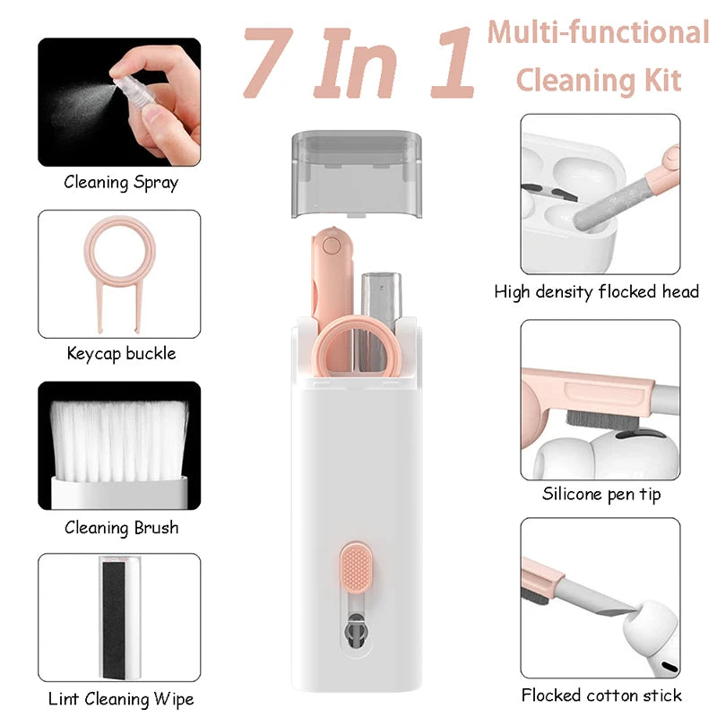 Keyboard Cleaning Brush Kit – 7-in-1