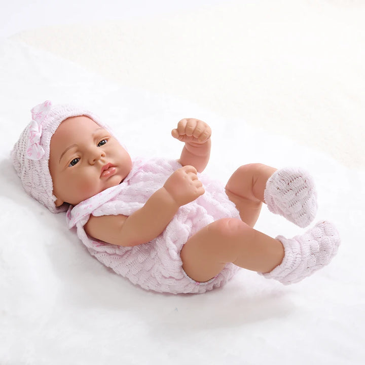 17-inch Lifelike Reborn Doll – Full Body Silicone Girl