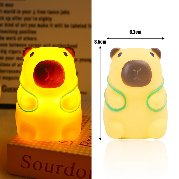 Capybara Night Light – Fun Animal Lamp for Kids