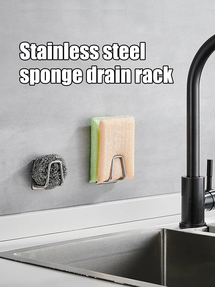 Stainless Steel Sponge Rack – Kitchen Storage