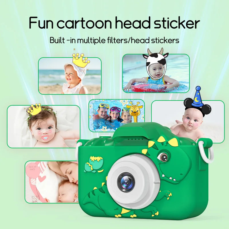 Mini Digital Kids Camera – 1080P HD with 8x Zoom