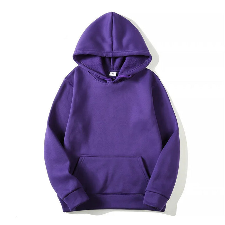 Men's & Women's Hoodies – Casual Solid Color