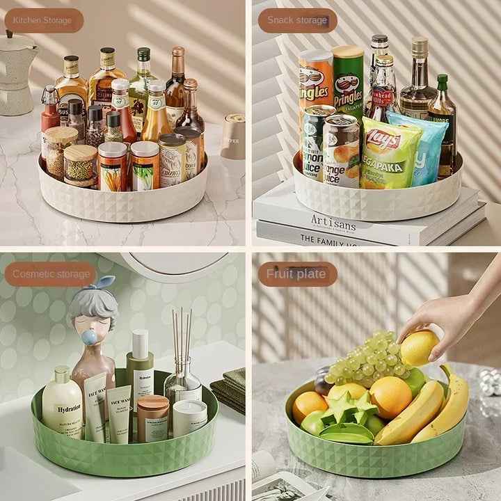 Rotating Seasoning Rack – Kitchen Organizer Tray