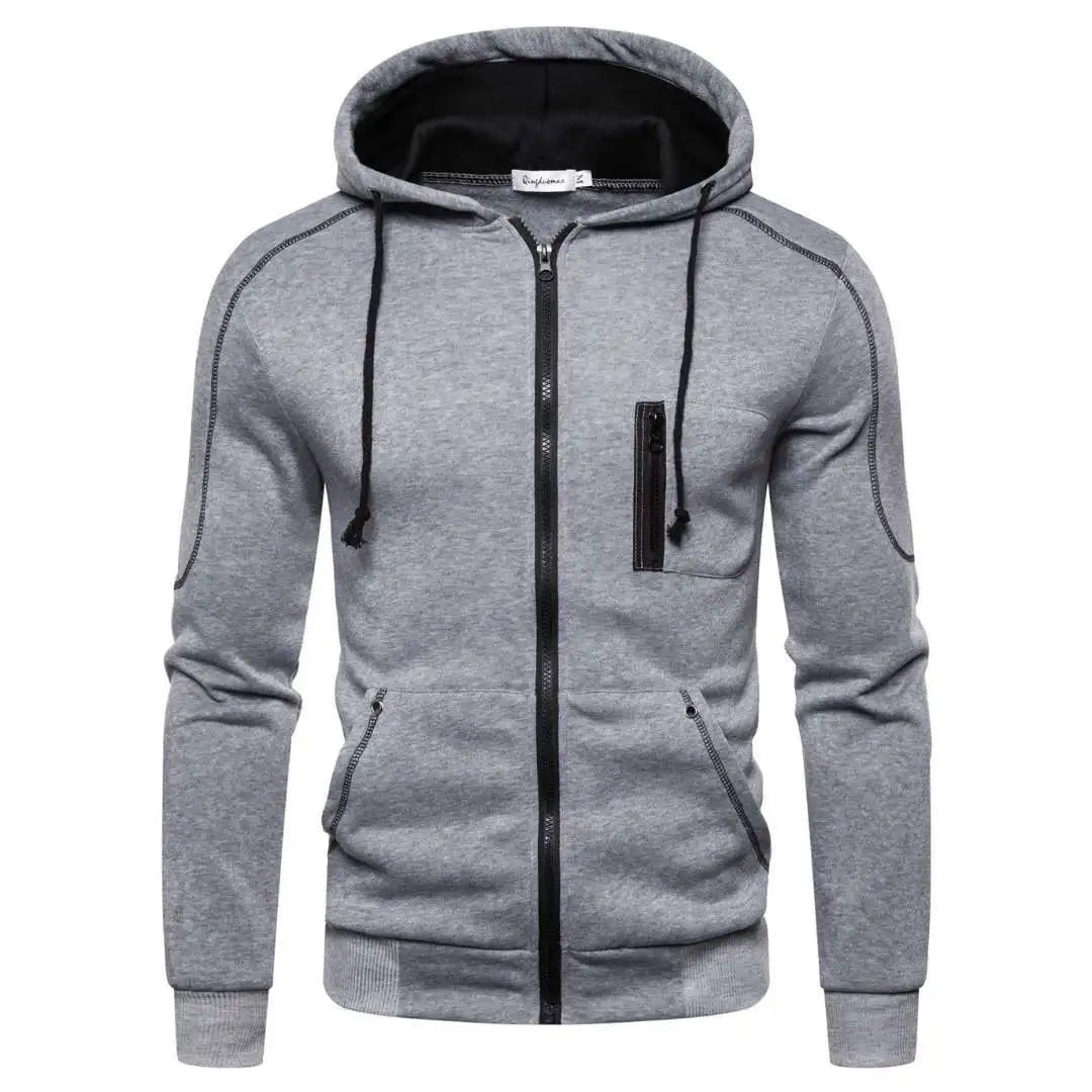 Men's Hoodie Black White Army Green Red Hooded Color Block Fleece Cool Casual Winter Clothing Apparel Hoodies Sweatshirts