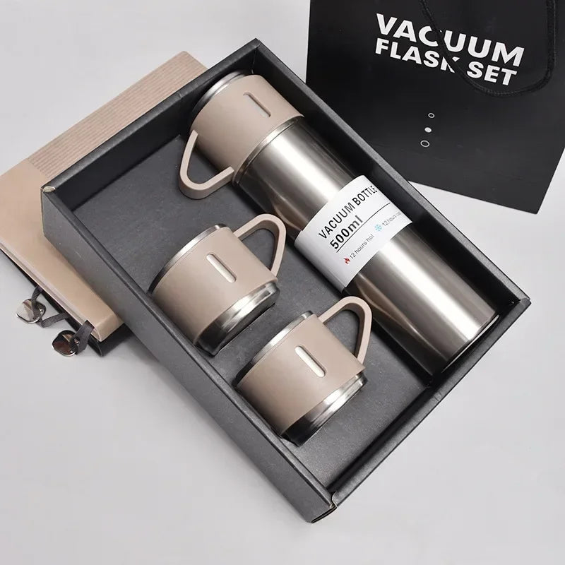 Stainless Steel Bottle Set – Business Style