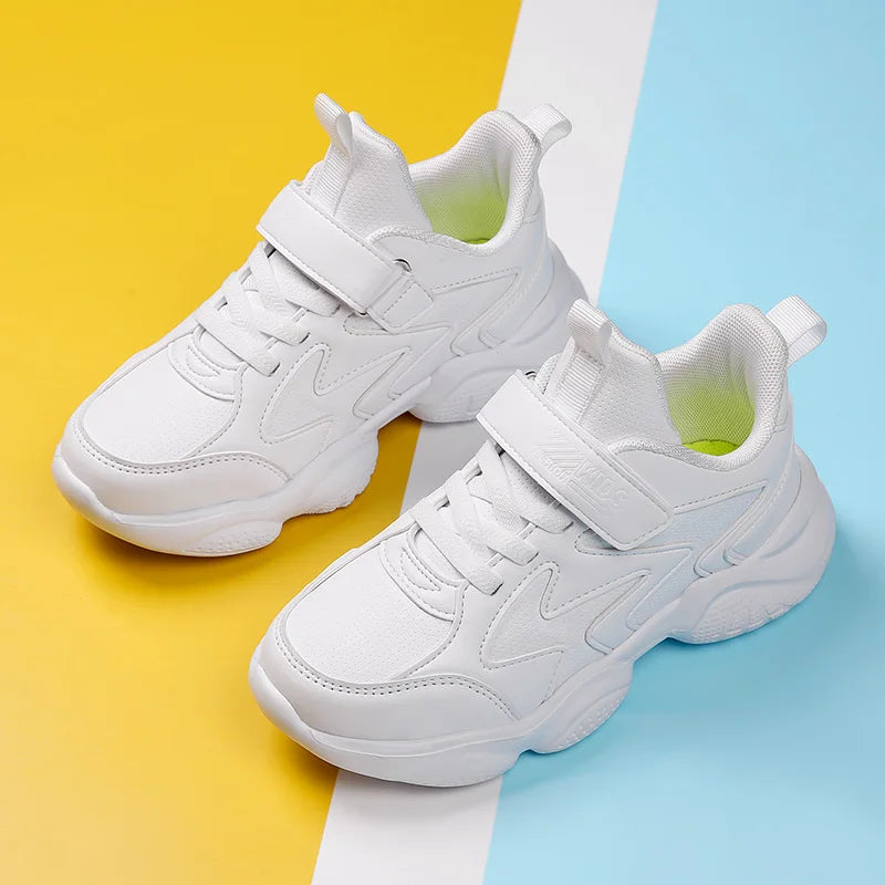 Girls Shoes Autumn Boys White Shoe Casual Running kids Anti-Slip Soft Sole Sneakers Children Tennis School Outdoor Sports Shoes