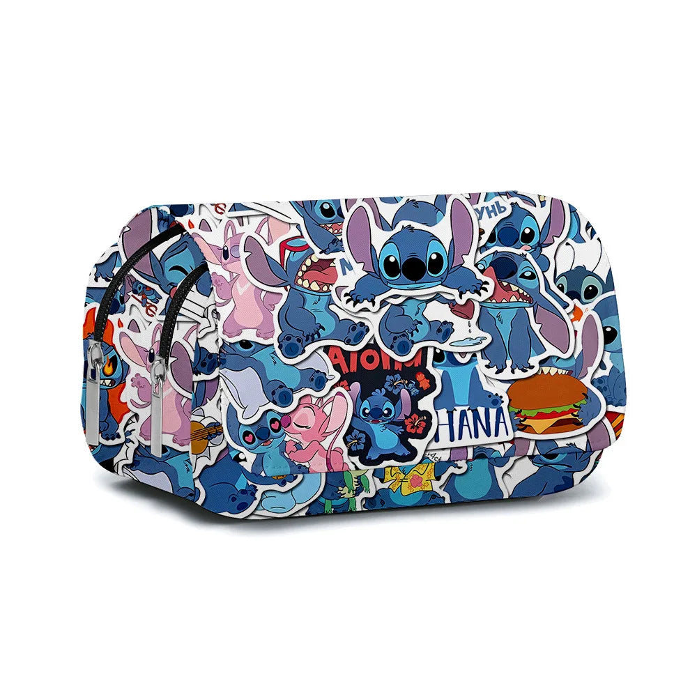 BANDAI Stitch Pen Bag – Large Capacity