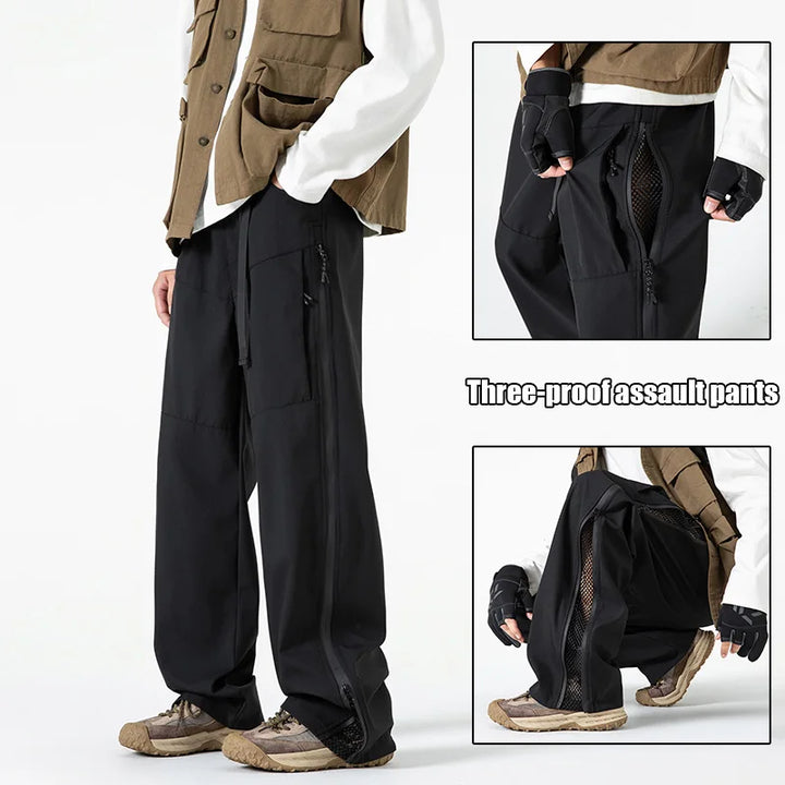 Windproof Cargo Pants – Outdoor Hiking Trousers